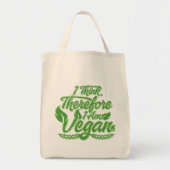 Ik denk dus dat ik Vegan ben Tote Bag (Voorkant)