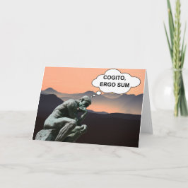 Ik denk, dus ik ben kaart