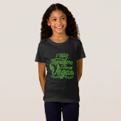 Ik Denk, Dus Ik Ben Veganist T-shirt (Voorkant volledig)