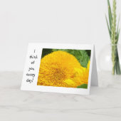 Ik denk elke dag aan jou! Kaarten die aan je denke (Voorkant)