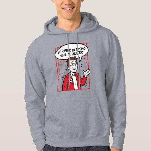 Ik denk er hetzelfde over hoodie (Voorkant)