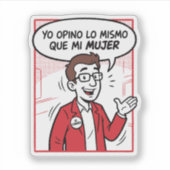 Ik denk er hetzelfde over sticker (Voorkant)