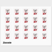 Ik denk er hetzelfde over vierkante sticker (Vel)