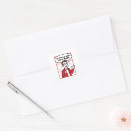 Ik denk er hetzelfde over vierkante sticker