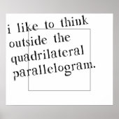 Ik denk graag buiten de doos poster (Voorkant)