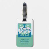 Ik denk het wel bagagelabel (Achterkant verticaal)