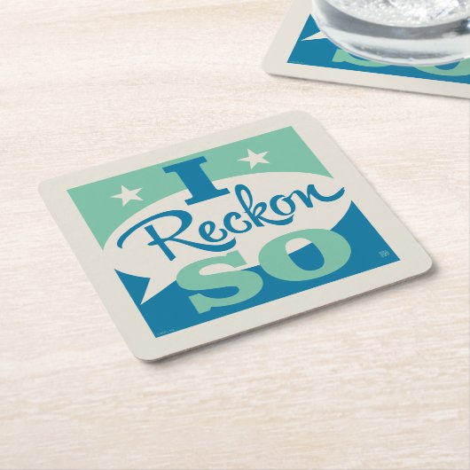 Ik denk het wel kartonnen onderzetters (Schuin)