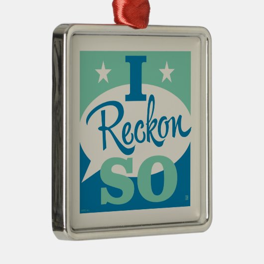 Ik denk het wel metalen ornament (Rechts)