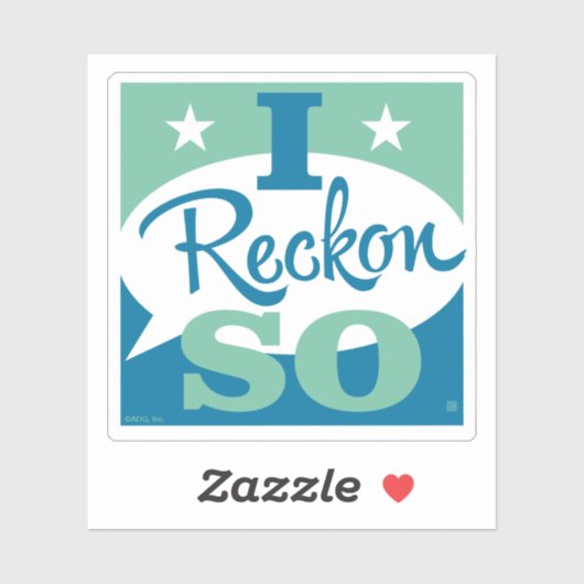 Ik denk het wel sticker (Vel)