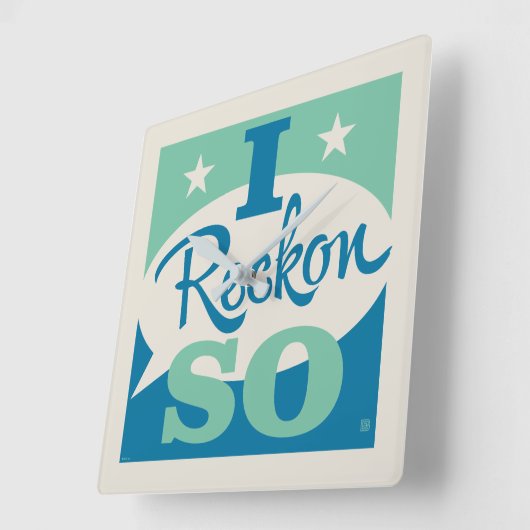 Ik denk het wel vierkante klok (Hoek)