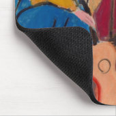 Ik denk hoe prachtig Matisse bloemen zijn. Muismat (Hoek)