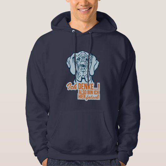 Ik denk! hoodie (Voorkant)