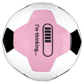Ik denk... Laadbalk Roze Minimali Voetbal (Gedraaid)