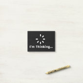 Ik denk na post-it® notes (Op bureau)