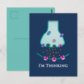 Ik denk Neuron Synapse Briefkaart (Voorkant / Achterkant)