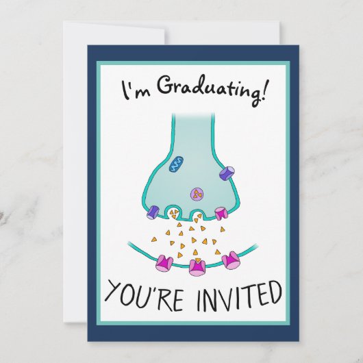 Ik denk Neuron Synapse Kaart (Voorkant)