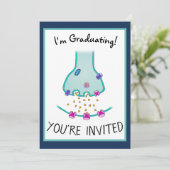 Ik denk Neuron Synapse Kaart (Staand voorkant)