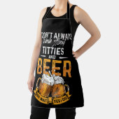 Ik denk niet altijd aan titels en bier schort (Insitu)