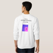 ik denk niet dat twitter meer kunst is trui (Achterkant volledig)