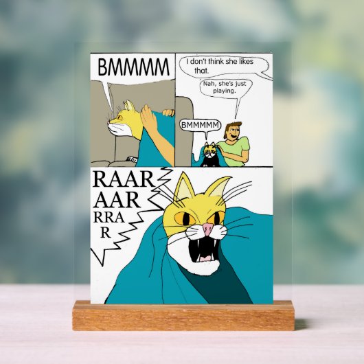 Ik denk niet dat ze dat leuk vindt acryl bord (Neutraal)