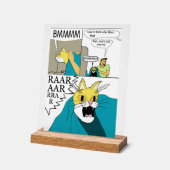 Ik denk niet dat ze dat leuk vindt acryl bord (Hoek)