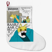 Ik denk niet dat ze dat leuk vindt grote kerstsok (Voorkant)