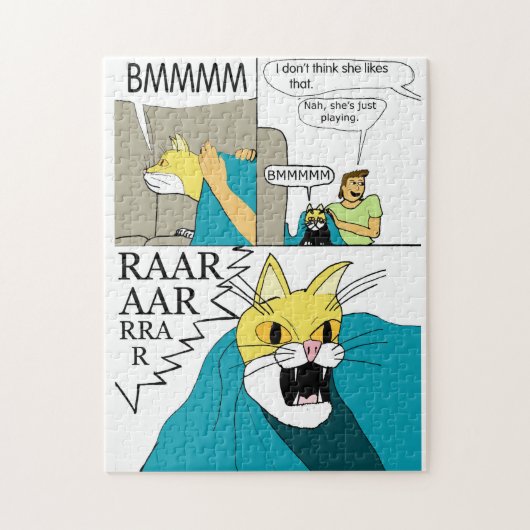 Ik denk niet dat ze dat leuk vindt legpuzzel (Verticaal)