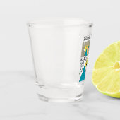 Ik denk niet dat ze dat leuk vindt shot glas (Links)