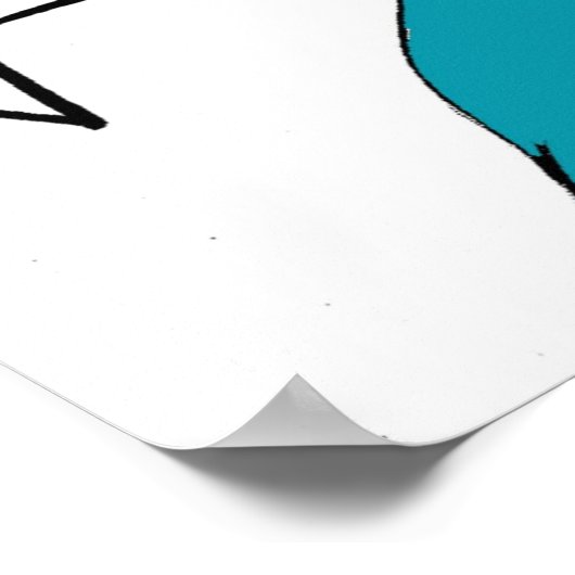 Ik denk niet dat ze dat Poster leuk vindt (Hoek)