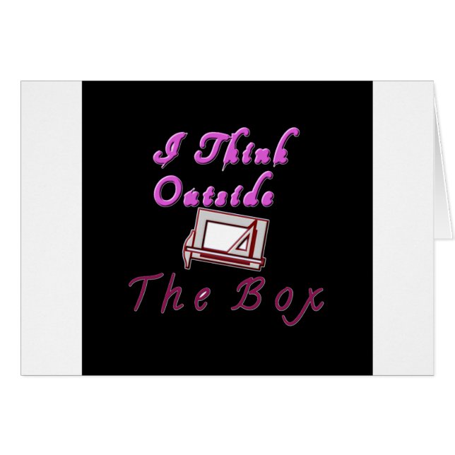 Ik denk out of the box: creatief ontwerp (Voorkant Horizontaal)