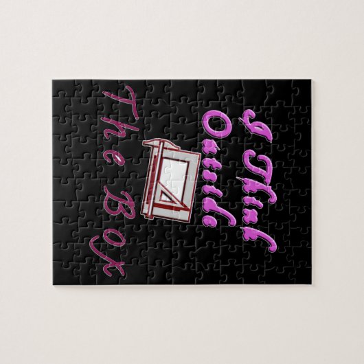 Ik denk out of the box: creatief ontwerp legpuzzel (Horizontaal)