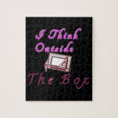 Ik denk out of the box: creatief ontwerp legpuzzel (Verticaal)