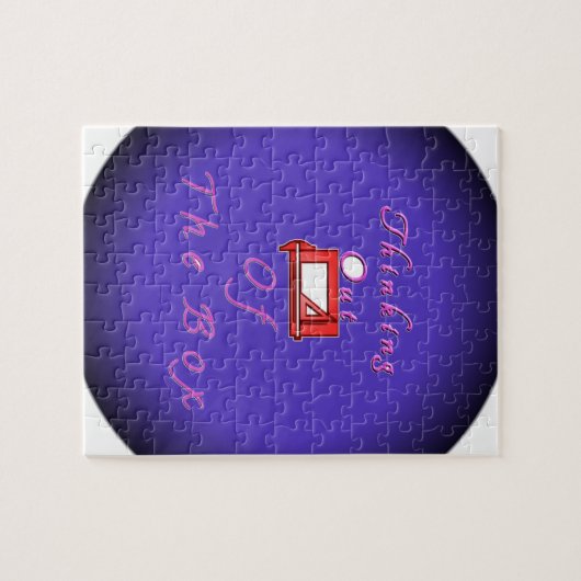 Ik denk out of the box: creatief ontwerp legpuzzel (Horizontaal)