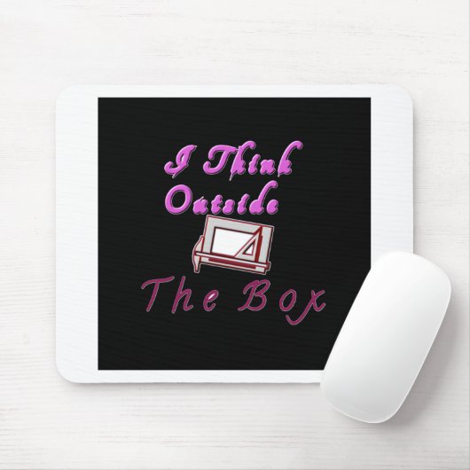 Ik denk out of the box: creatief ontwerp muismat (Met muis)