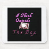 Ik denk out of the box: creatief ontwerp muismat (Voorkant)