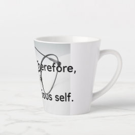 Ik denk te veel na latte mok