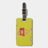 Ik denk uit de doos. bagagelabel (Voorkant verticaal)