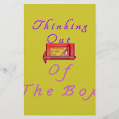 Ik denk uit de doos. briefpapier (Voorkant)