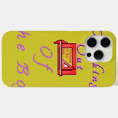 Ik denk uit de doos. Case-Mate iPhone case (Achterkant (horizontaal))