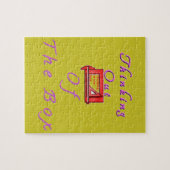 Ik denk uit de doos. legpuzzel (Horizontaal)