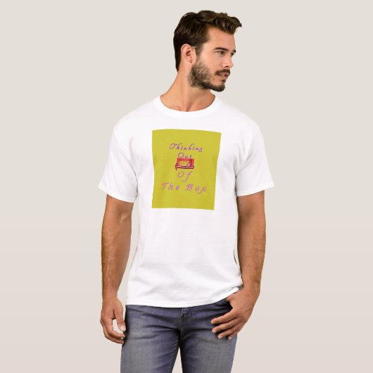 Ik denk uit de doos. t-shirt (Voorkant volledig)