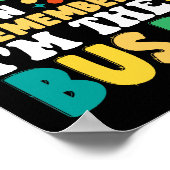 Ik denk vaak aan het overslaan van scholieren-busc poster (Hoek)