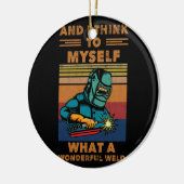 Ik denk voor mezelf wat een geweldige lassen zijn keramisch ornament (Links)