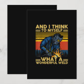 Ik denk voor mezelf wat een geweldige welzijnsgesc aankondiging (Voorkant / Achterkant)