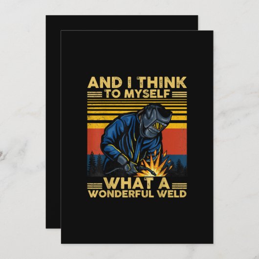 Ik denk voor mezelf wat een geweldige welzijnsgesc aankondiging (Voorkant / Achterkant)