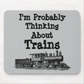 Ik denk waarschijnlijk aan de treinstoommotor muismat (Voorkant)