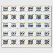 IK DENTIFICEER ALS NIET-BIDENAIR FUNNY BIDEN CHRIS CADEAUPAPIER (Vlak)