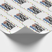 IK DENTIFICEER ALS NIET-BIDENAIR FUNNY BIDEN CHRIS CADEAUPAPIER (Hoek)