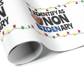 IK DENTIFICEER ALS NIET-BIDENAIR FUNNY BIDEN CHRIS CADEAUPAPIER (Rol Hoek)