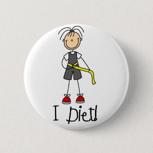 Ik Dieet Knop Ronde Button 5,7 Cm